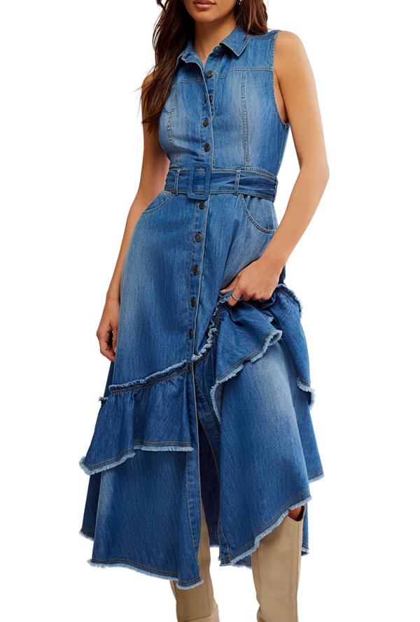 Beau Denim Midi