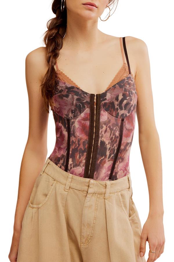 Printed Night Rhythm Bodysuit