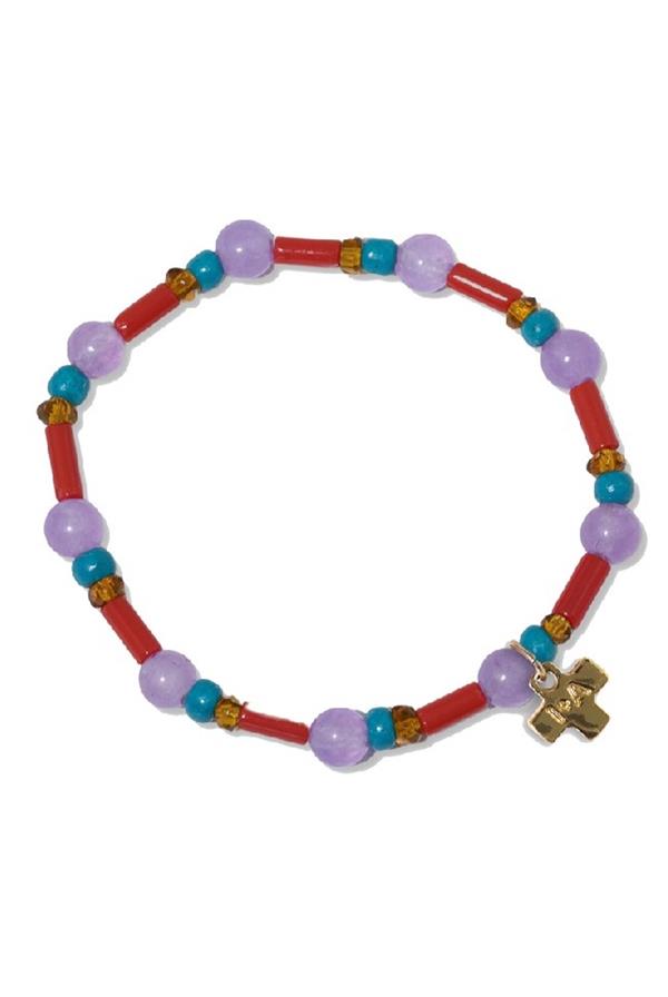 Sydney Mixed Beads Stretch Bracelet