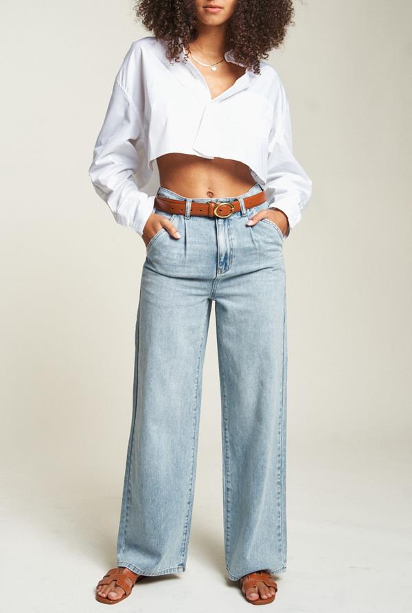 Pleated Low Slung