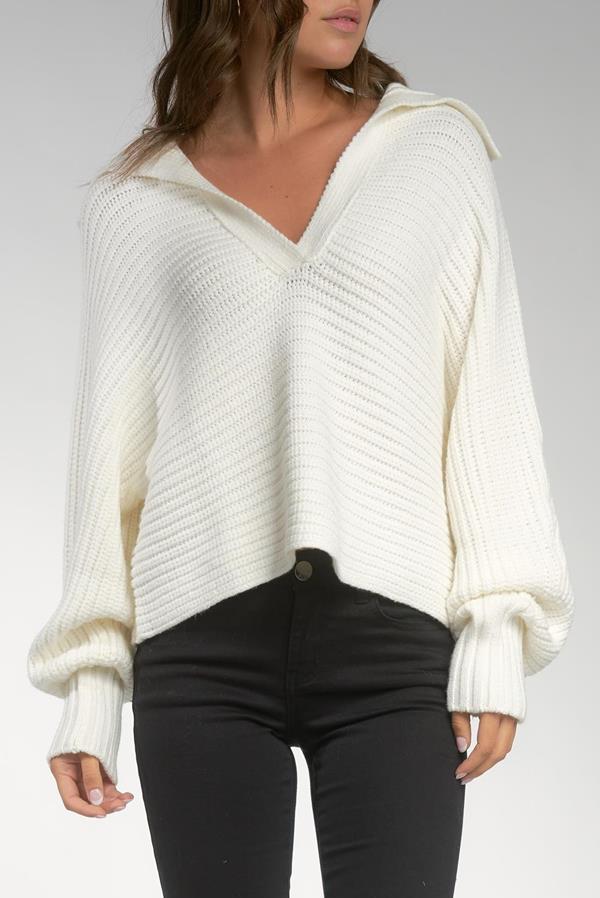 On Point Polo Sweater