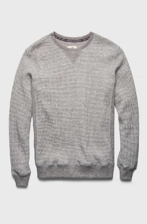 Waffle Thermal Crewneck