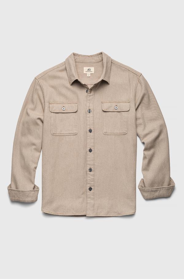 Dylan Brushed Twill Overshirt