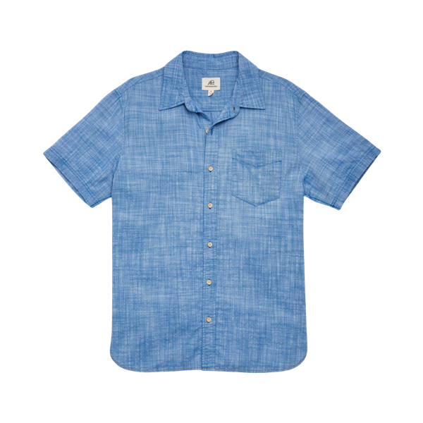 Joey Short Sleeve Two Tone Slub Shirt