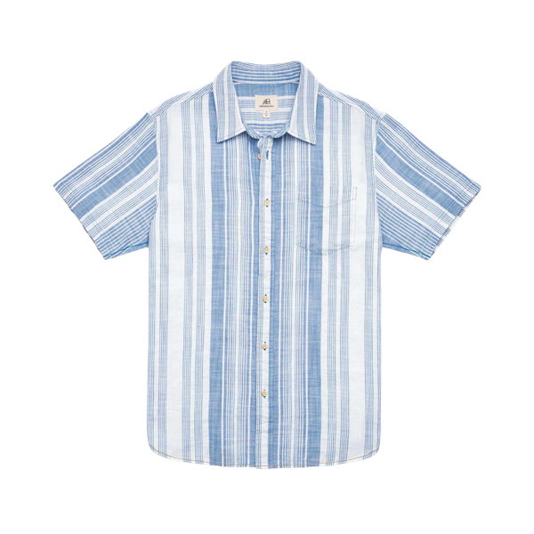 Joey Short Sleeve Varigated Stripe Shirt