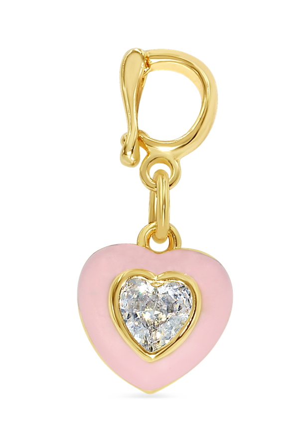 Charm Shop Pink Heart Charm