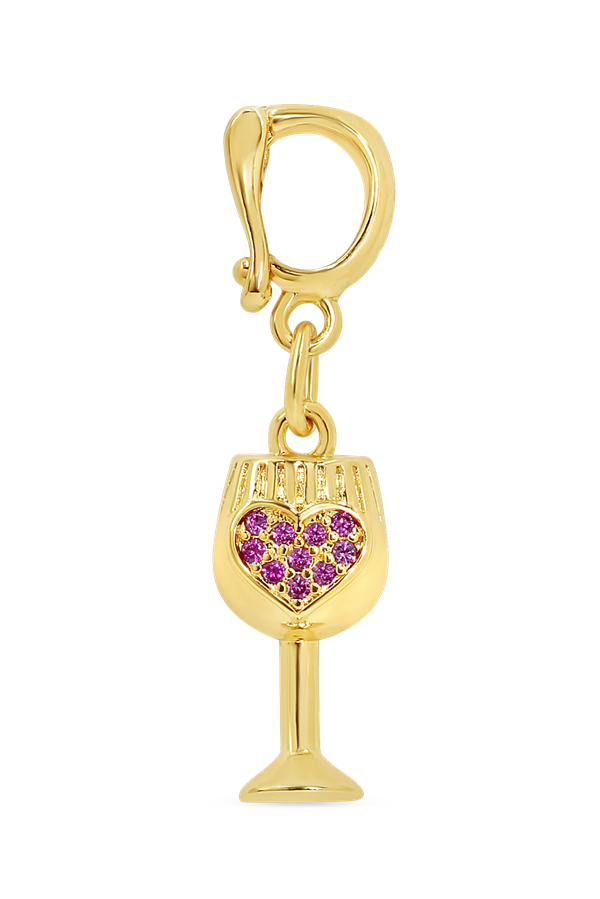 Charm Shop Wine Charm