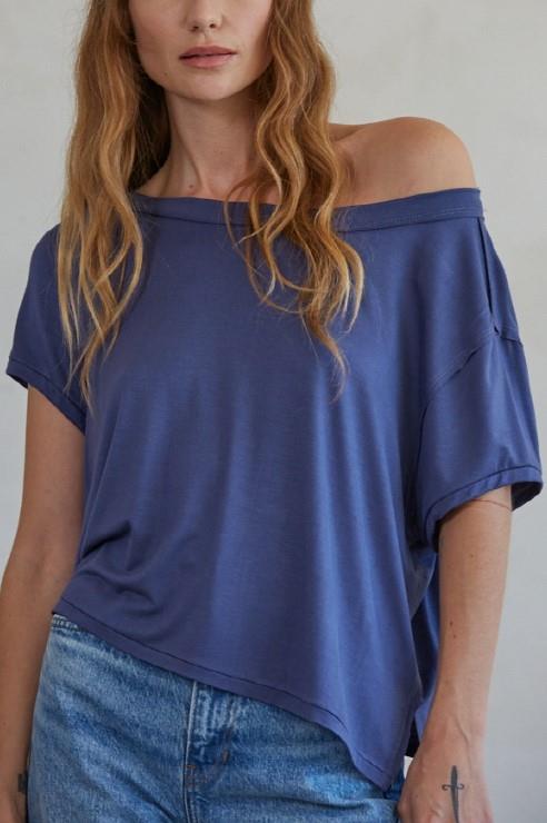 Off The Shoulder Relaxed Tee