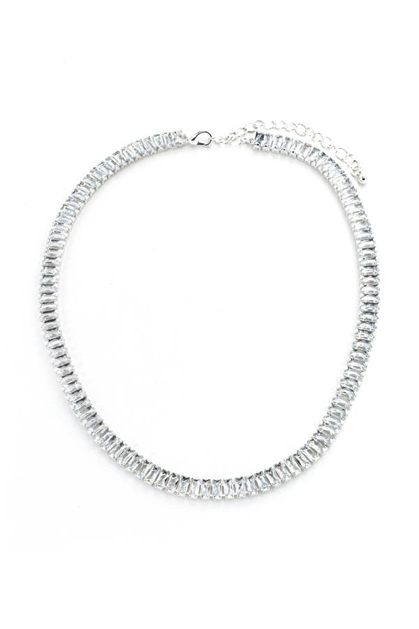 15 Inch Rhinestone Tennis Necklace