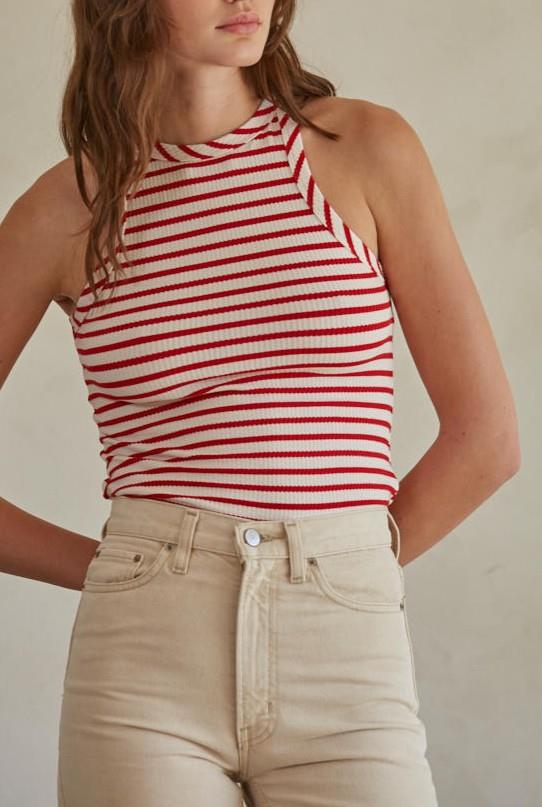Red Stripe Tank