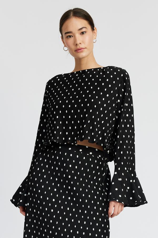 Darlene Polka Dot Top