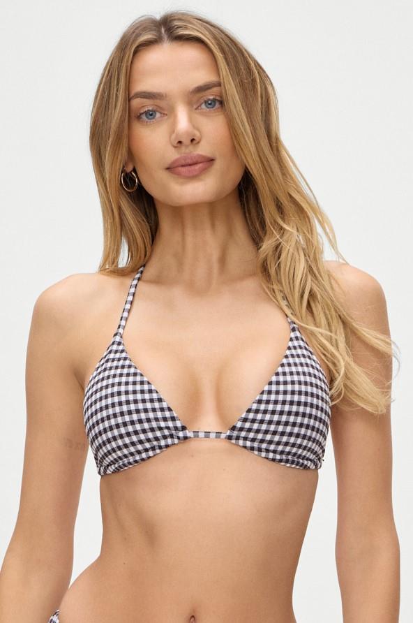 Blackberry Gingham Nick Seersucker Top