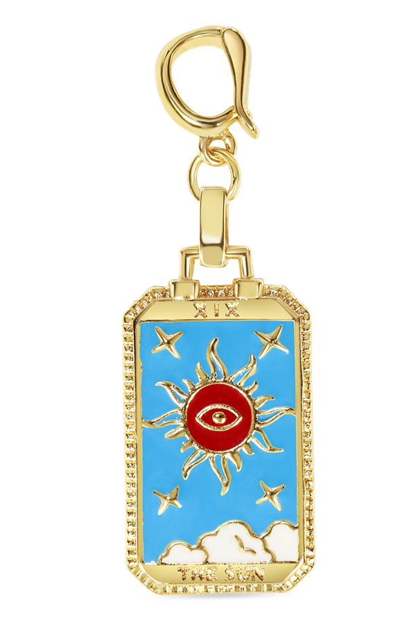 The Sun Tarot Card Charm