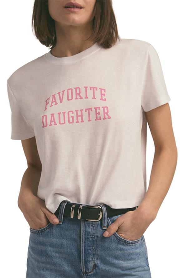 Favorite Daughter Cropped Collegiate Tee