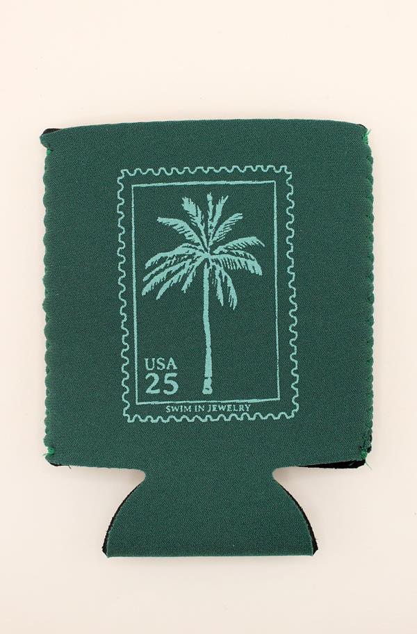 Palm Postage Stamp Koozie