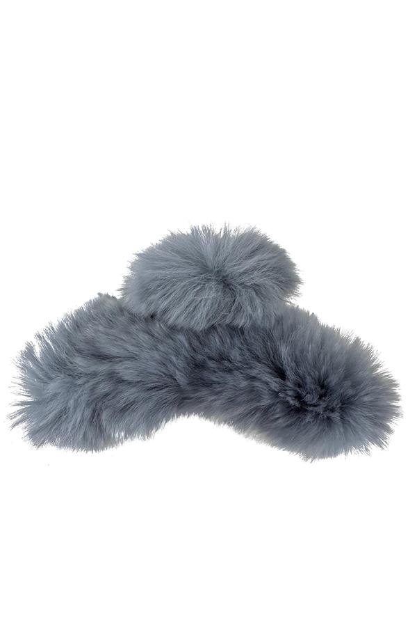 Fuzzy Claw Clip