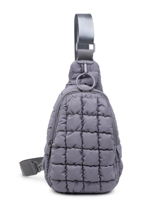 Quilted Nylon Crossbody Bag