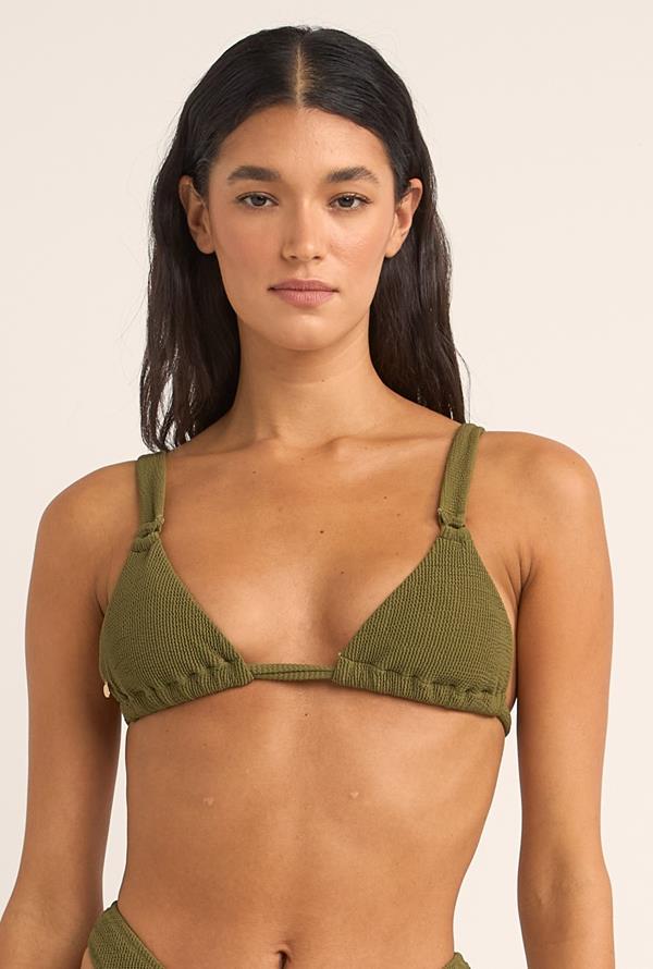 Ivy Isla Rib Soft Strap Slide Tri Top