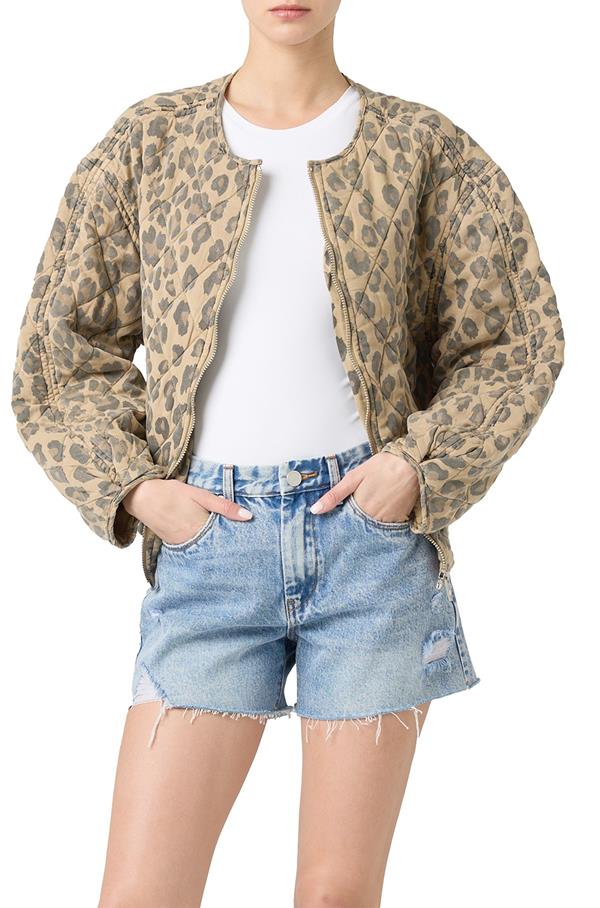 Brown Leopard Spot On Jacket