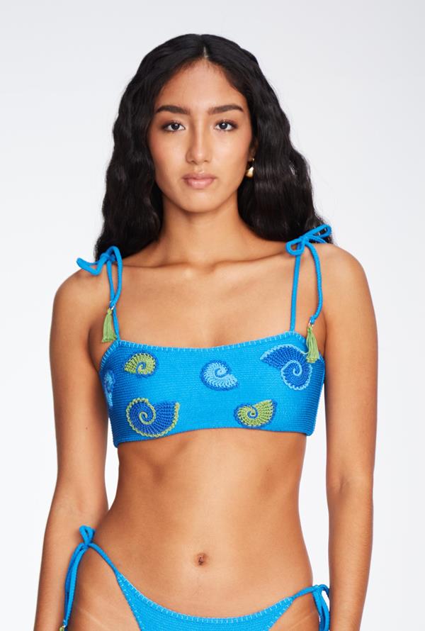 Mafer Blue Top