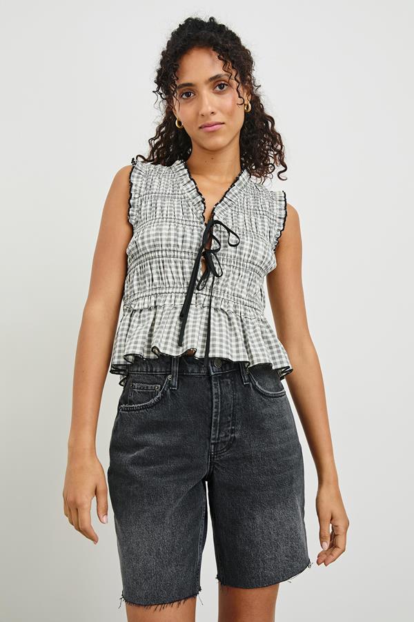 Martine Lace Up Top