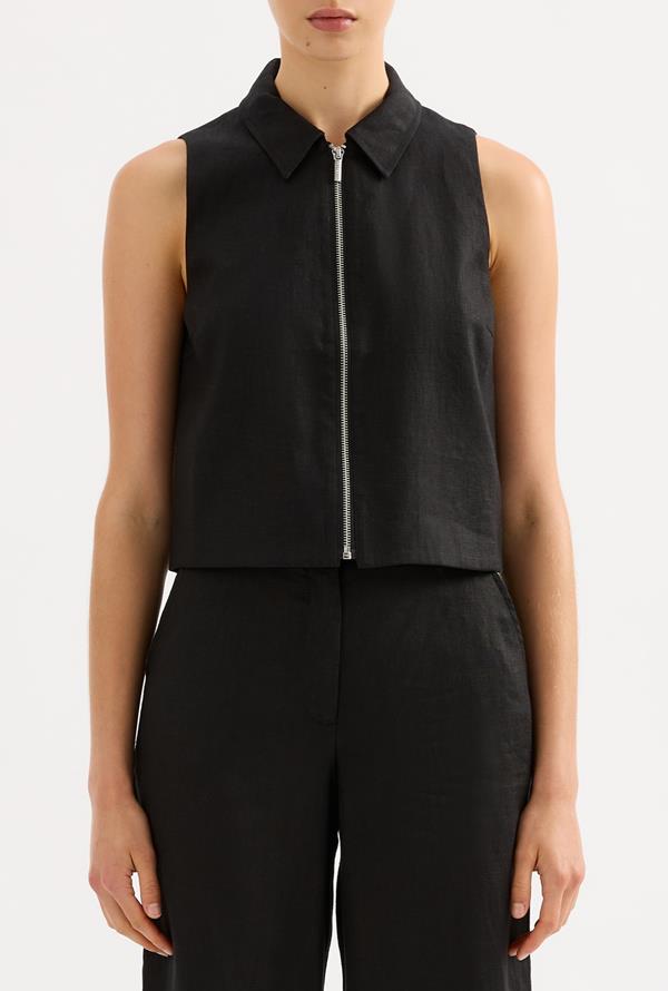 Dalia Linen Vest