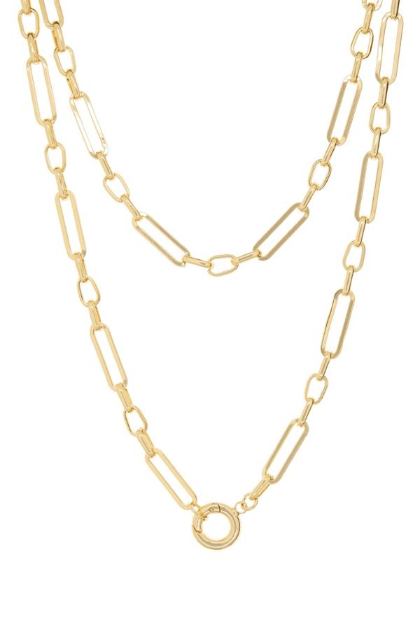 36 Inch Mixed Link Chain Necklace