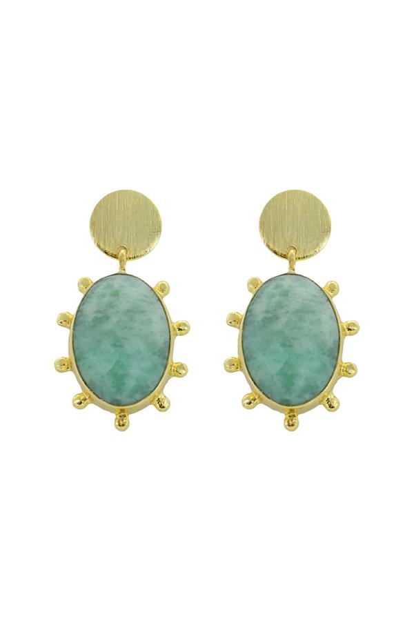 Stone Drop Earrings