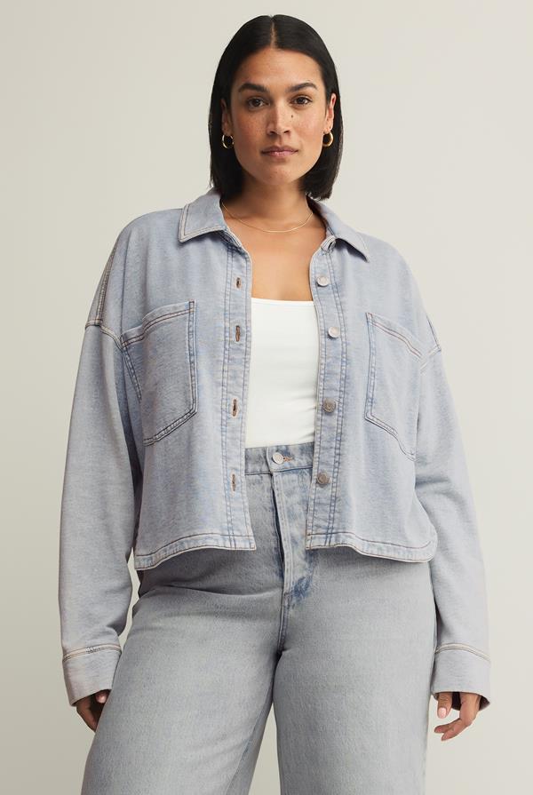 All Day Cropped Knit Jacket
