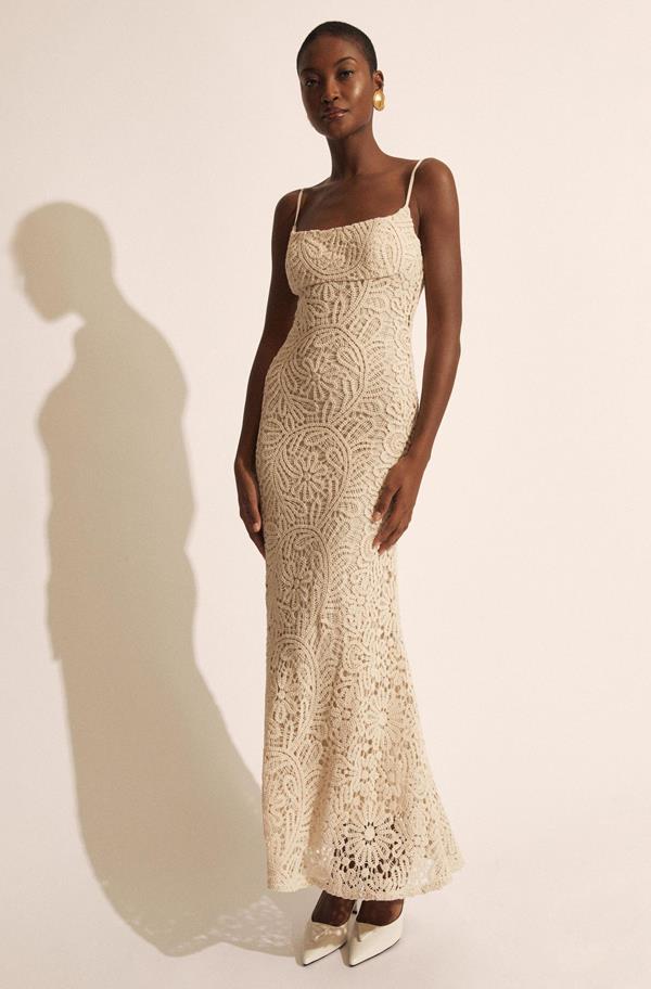 Adoni Crochet Midi Dress