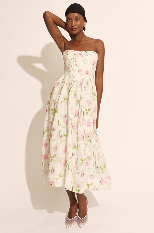 Lola Corset Midi Dress
