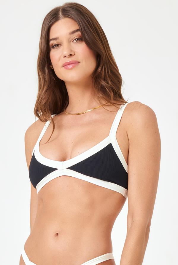 Black/Cream Taylor Top