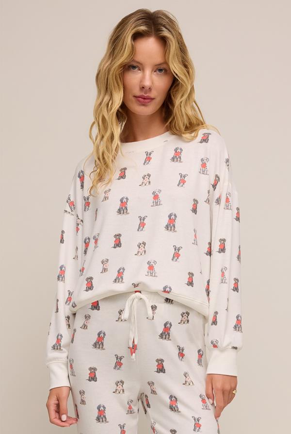 Elle Puppy Love Ls Top