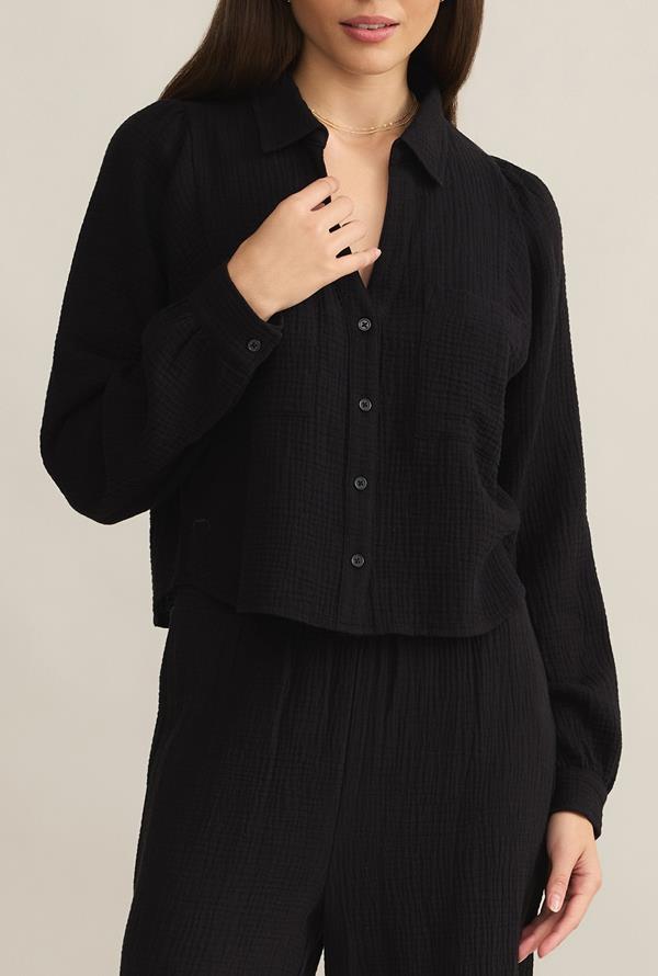 Campo Button Up Guaze Top