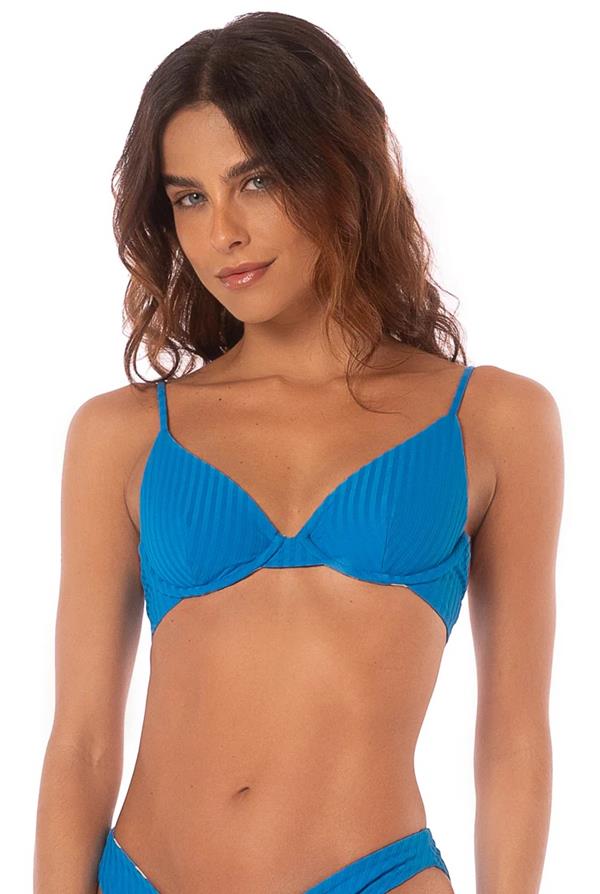 Ocean Blue Bikini Top