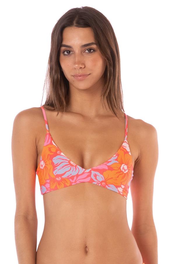 Flower Scape Candice Bralette Top