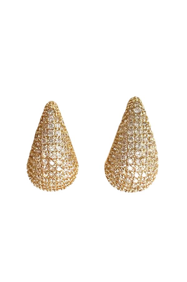 Multi Pave Daphne Earring- Gem 22 18kt