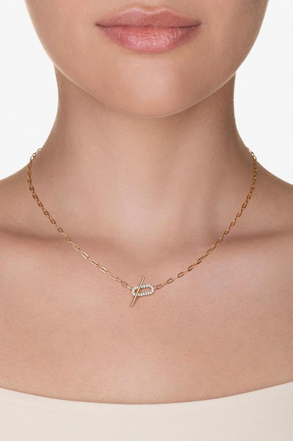 Jade Pave Necklace