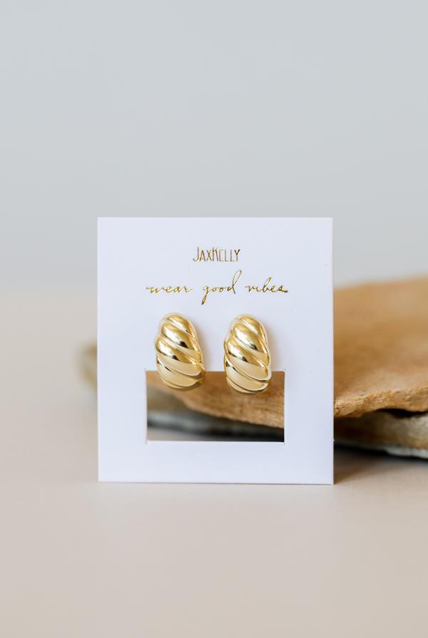 Swirl Hoop Earring