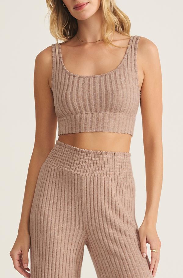 Zoe Rib Tank Bra