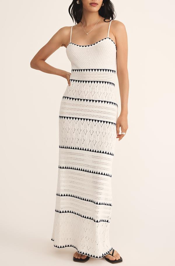 Catamaran Striped Maxi Dress
