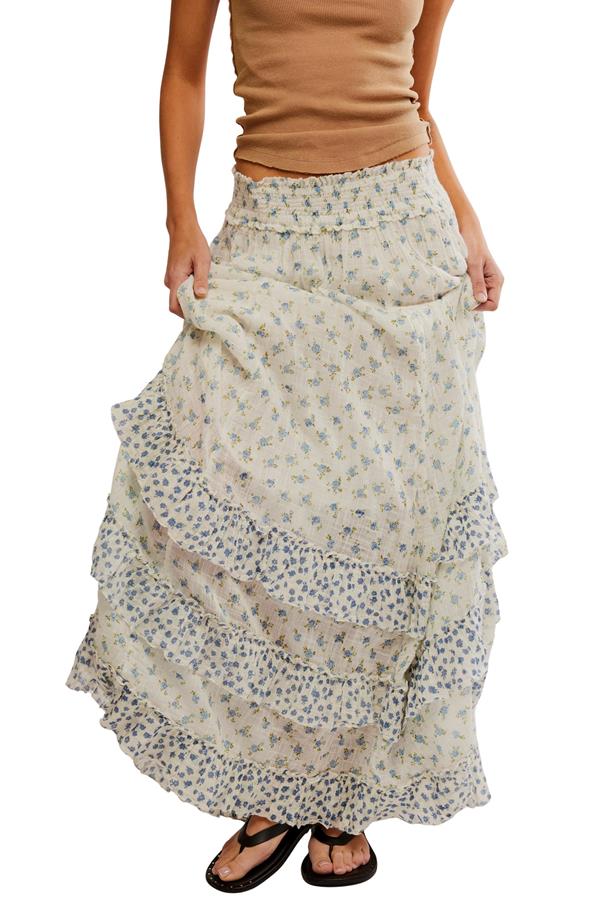 Brynn Printed Maxi Skirt
