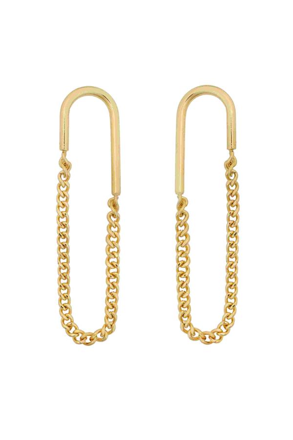 U-Shape Chain Earrings