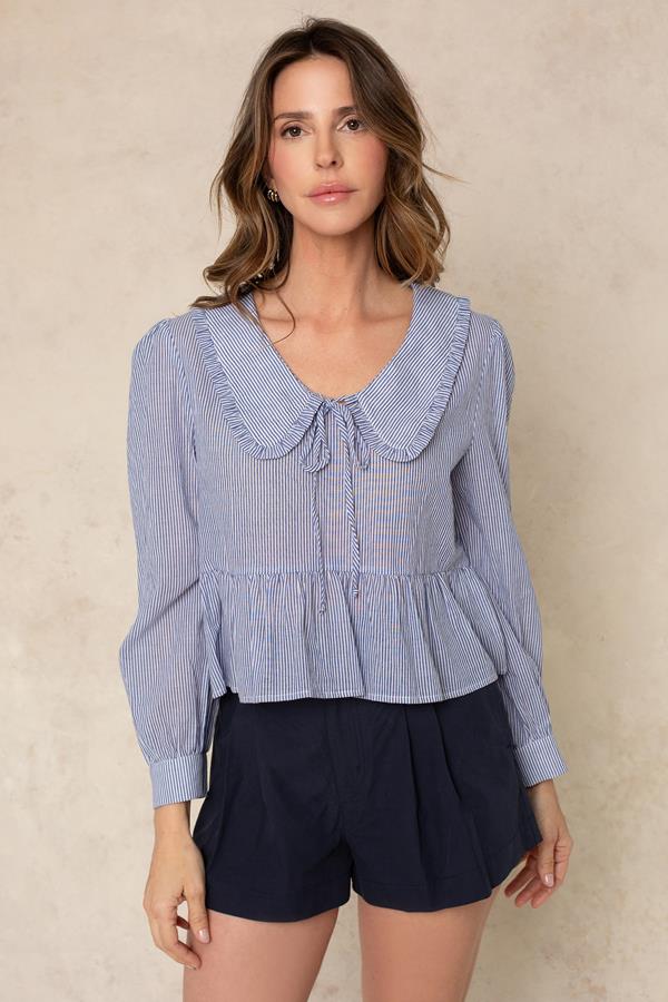 Harper Pin Stripe Top