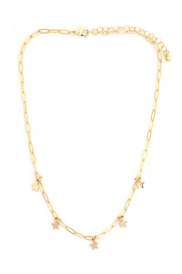 Airy Link Star Station Necklace