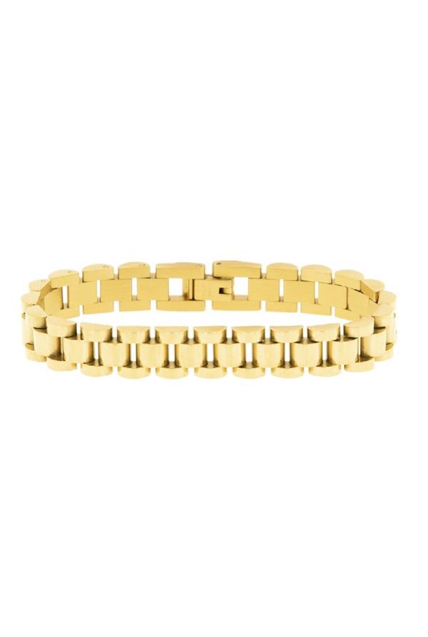 10mm Watch Link Bracelet Gold