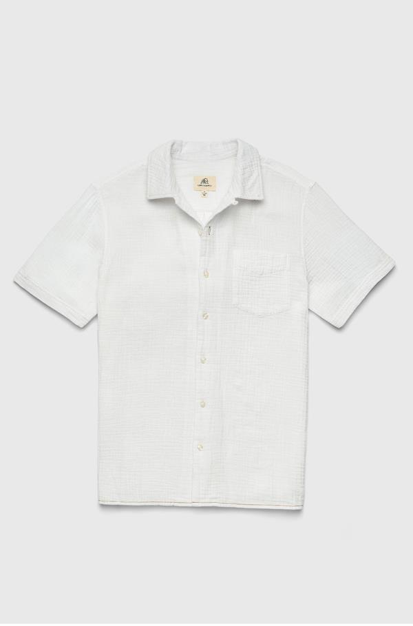 Mariner Short Sleeve Crinkle Gauze Camp Shirt