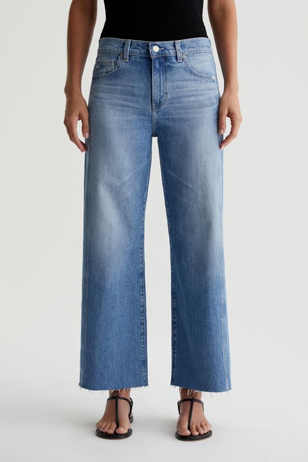 Saige Wide Leg Crop In Rosarito
