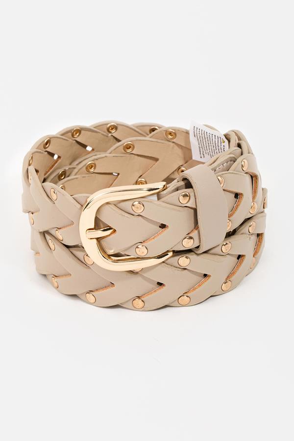 Woven Studded Belt