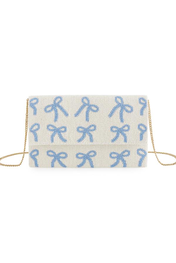 April Beaded Bow Bag